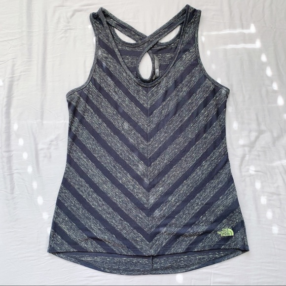 The North Face Tops - THE NORTH FACE Striped Breezeback Knit Tank